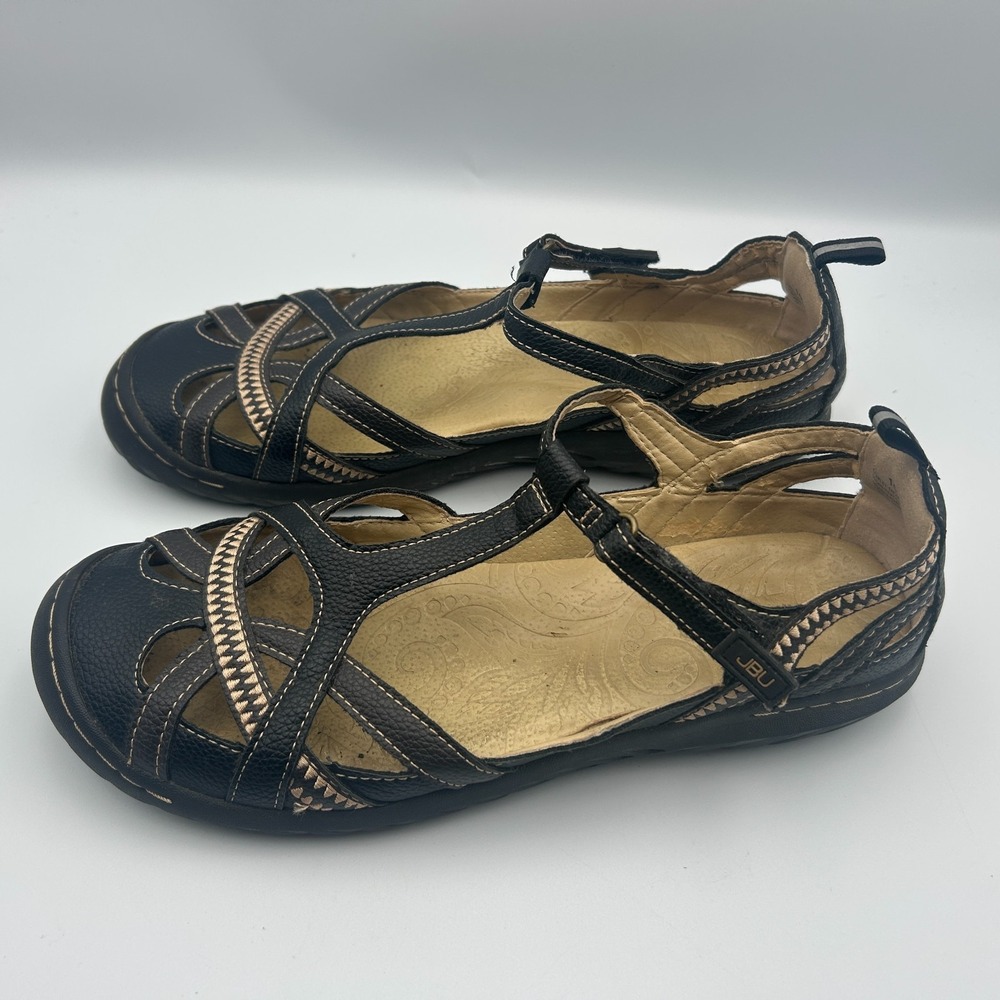 JBU Jambu Charley Black Mary Janes Womens 10 Comfort Walking Shoes Hiking Vegan
